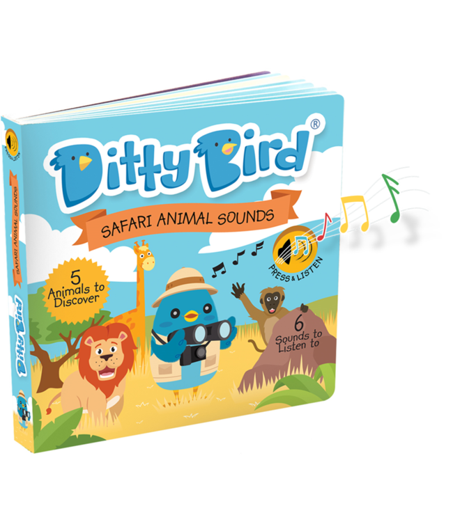 Ditty Bird Safari Animal Sounds Book