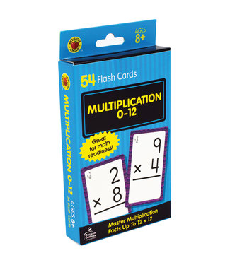 Brighter Child Brighter Child Multiplication 0 to 12 Flash Cards
