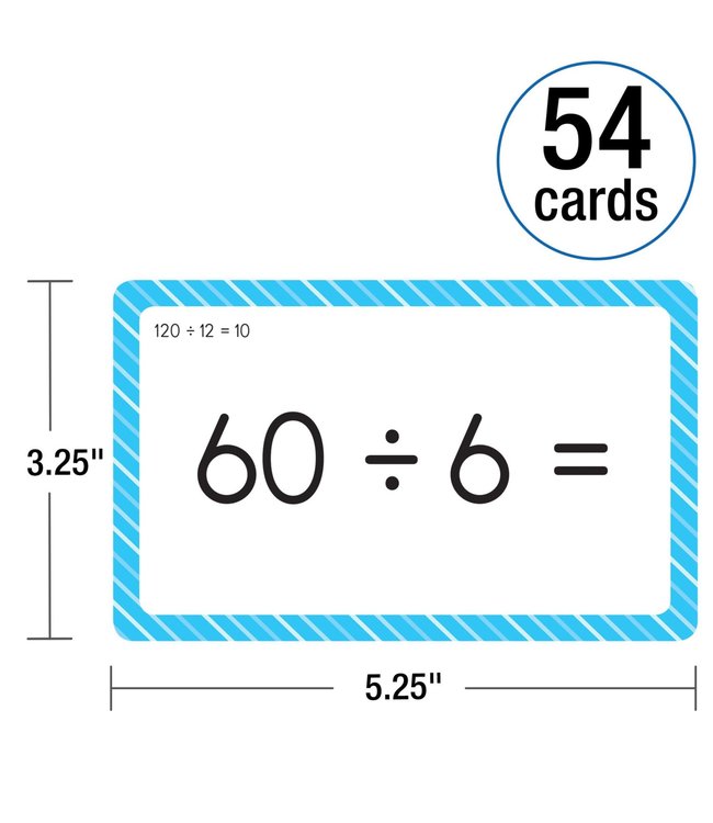 Brighter Child Division 0 to 12 Flash Cards