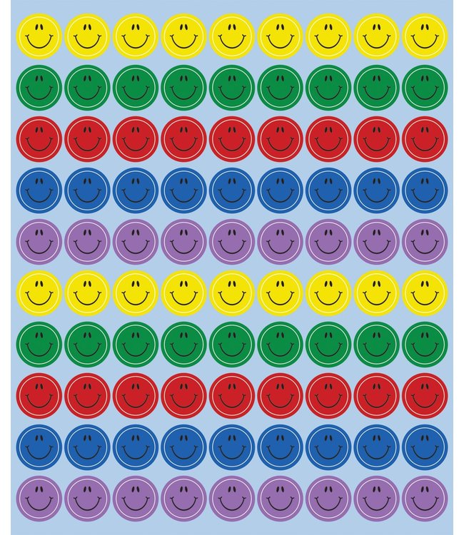 Multicolored Smiles Chart Seals