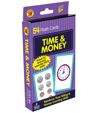 Carson Dellosa Time and Money Flash Cards, Grades K–3