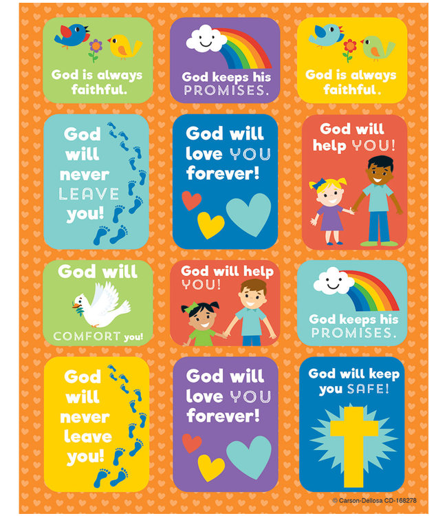 God's Promises Shape Stickers