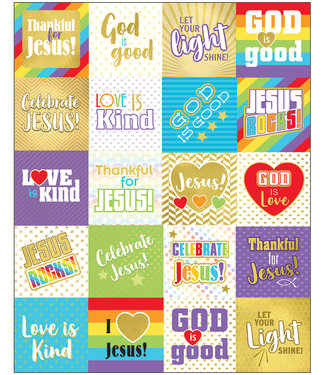 Carson Dellosa Words of Praise Shape Stickers