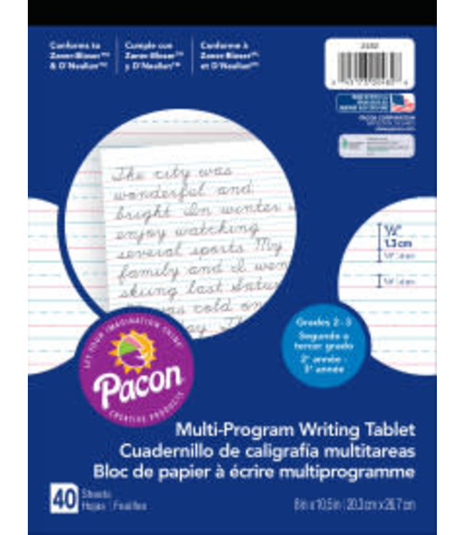Multi Program Writing Tablet