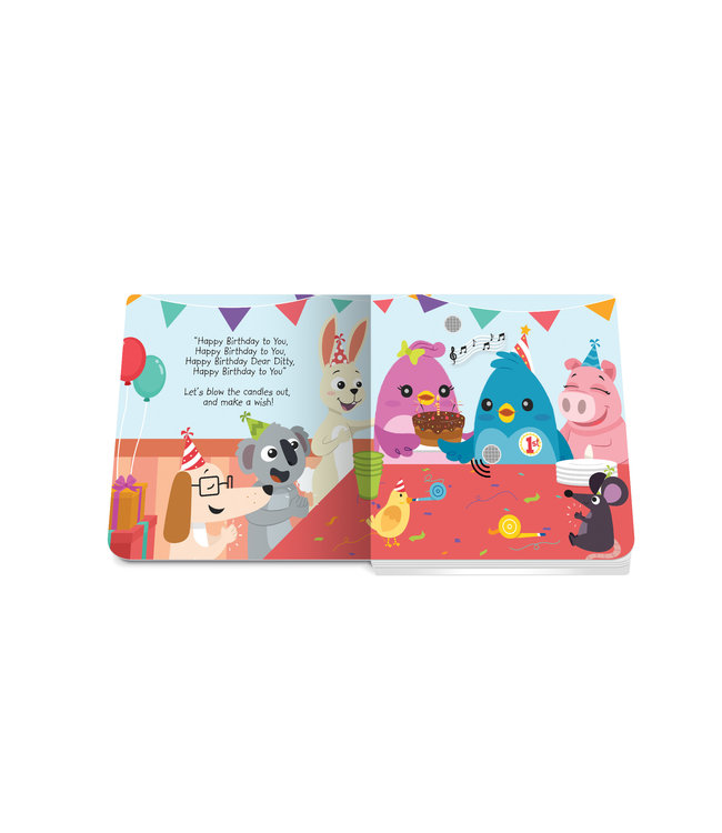 Ditty Bird Happy Birthday Book