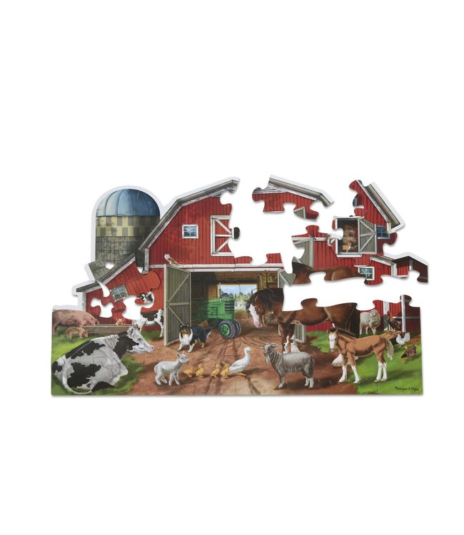Busy Barn Shaped Floor Puzzle (32 Piece)