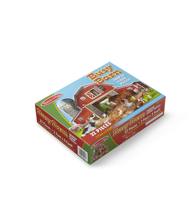 Busy Barn Shaped Floor Puzzle (32 Piece)
