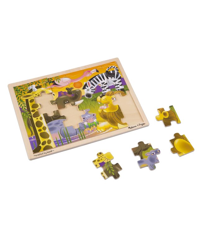 African Plains Wooden Jigsaw Puzzle - 24 Pieces