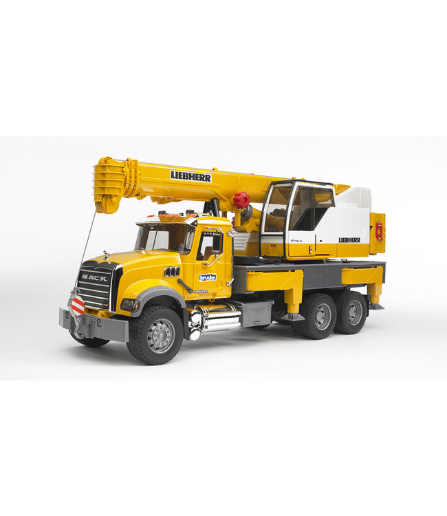 Bruder MACK Granite Liebherr crane truck
