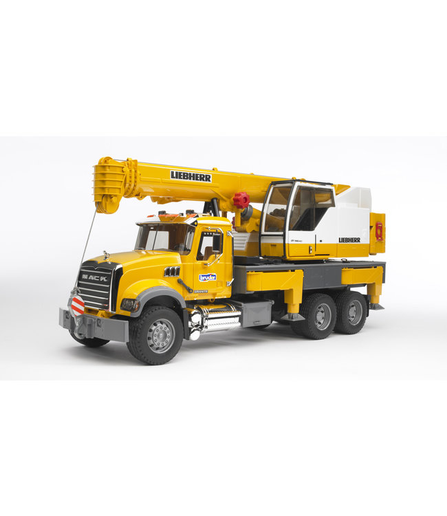 Bruder MACK Granite Liebherr crane truck