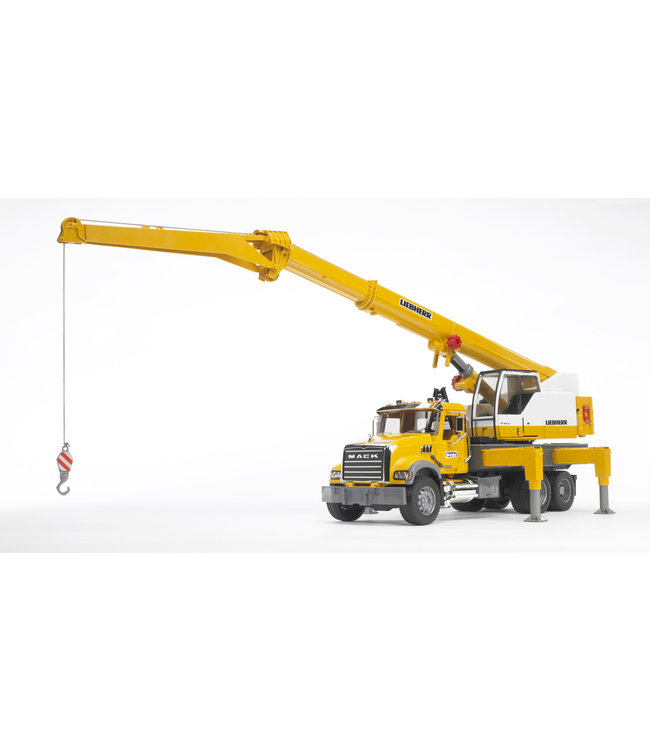 Bruder MACK Granite Liebherr crane truck