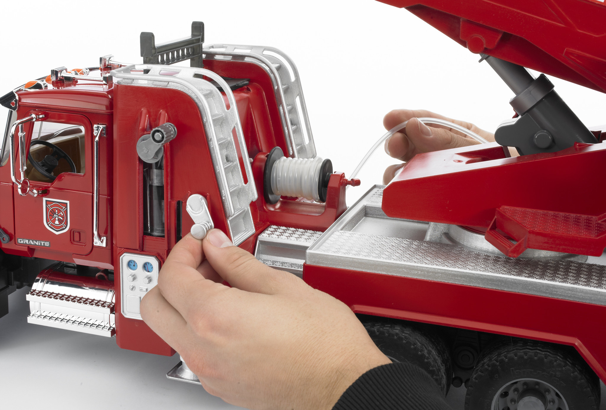 Bruder Mack Granite Fire Truck with Water Pump - Thinker Trove LTD