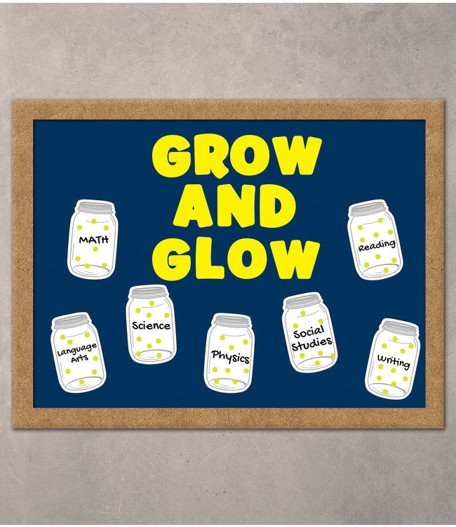 Industrial Chic Mason Jars Colorful Cut-Outs