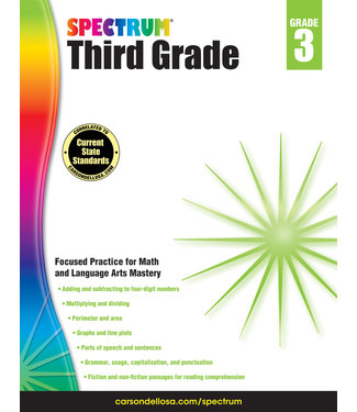 Carson Dellosa Spectrum Math (3) Book