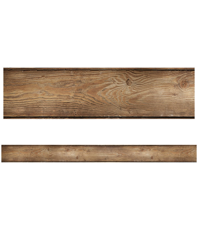 Wood Grain Straight Borders