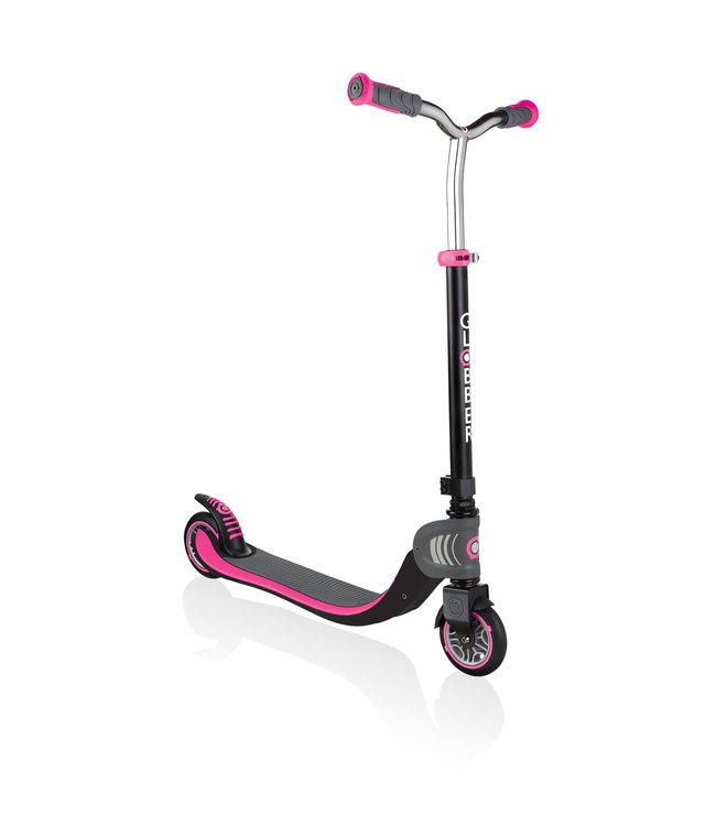 Globber Flow 125 Foldable-Black/Pink