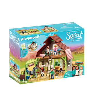 Playmobil Barn with Lucky, Pru & Abigail