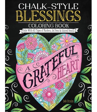 CHALK-STYLE BLESSINGS COLORING
