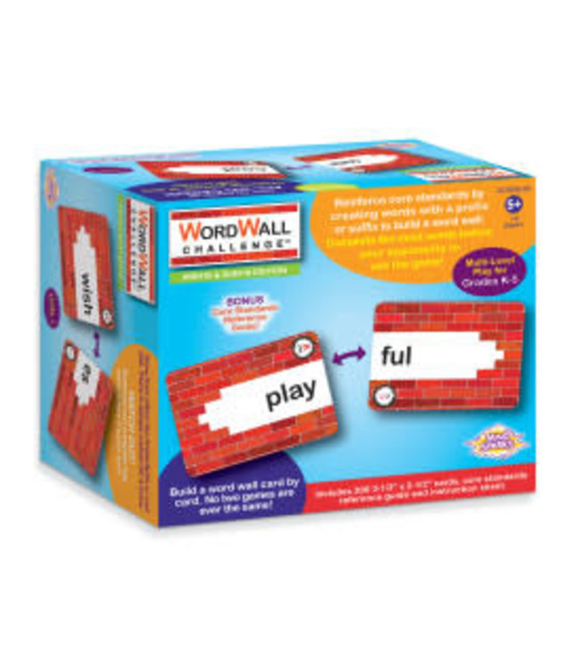 Mind Sparks® WordWall Challenge™ Card Game, Prefixes & Suffixes, 3-1/2" x 2-1/2", 300 Cards