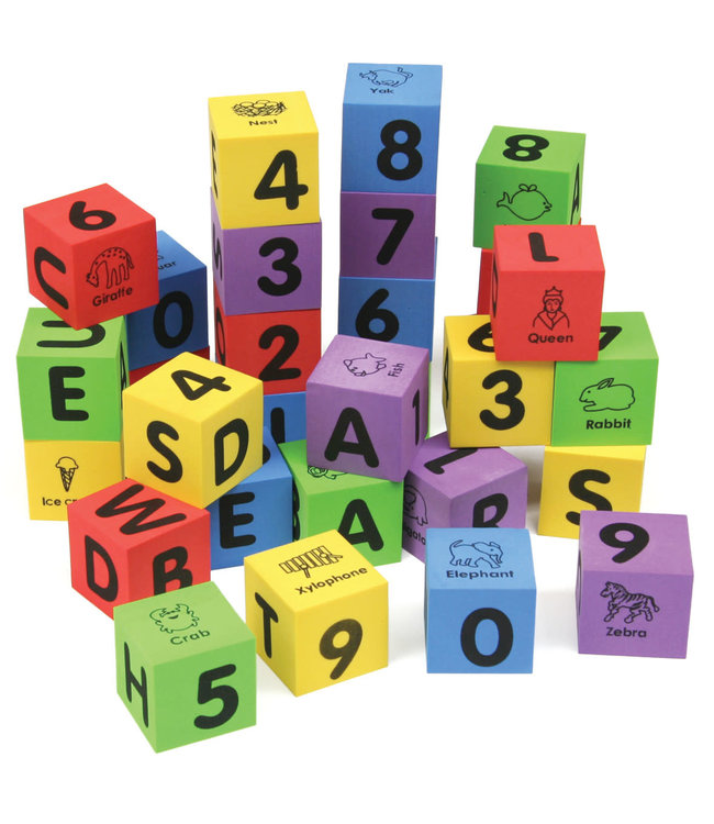 WONDERFOAM BLOCKS ASST CLRS 30CT