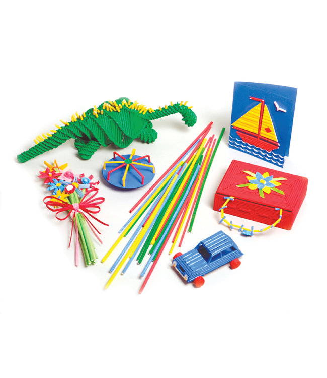 ARTSTRAWS 4MM 16 IN ASST SZ CLR 1800CT-1