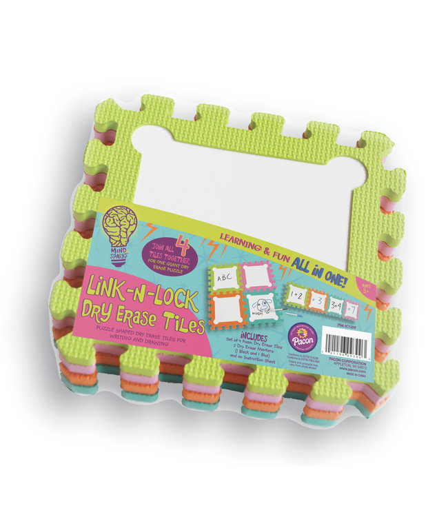 LINK-N-LOCK DRY ERASE PUZZLE 4CT