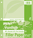 Recycled Filler Paper White 3-Hole Punched