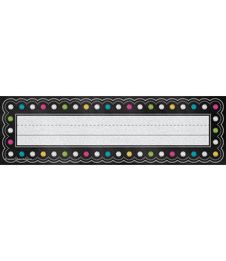 Teacher Created Resources Chalkboard Brights Flat Name Plates