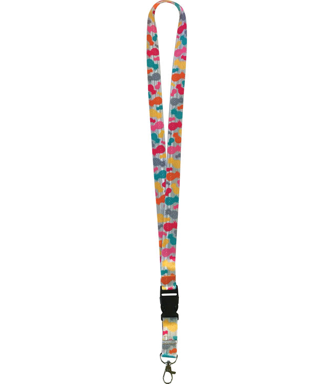 Tropical Punch Pineapples Lanyard