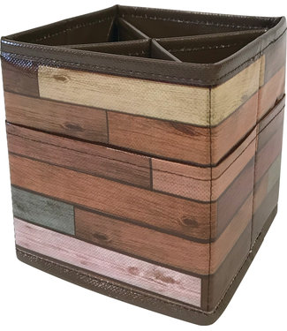 Teacher Created Resources Reclaimed Wood Desktop Organizer