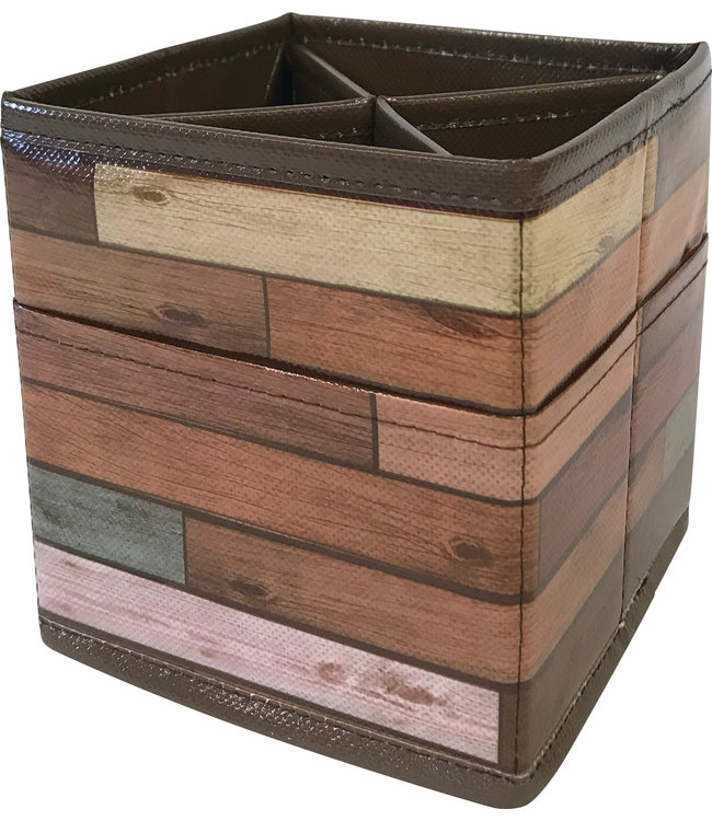 Reclaimed Wood Desktop Organizer