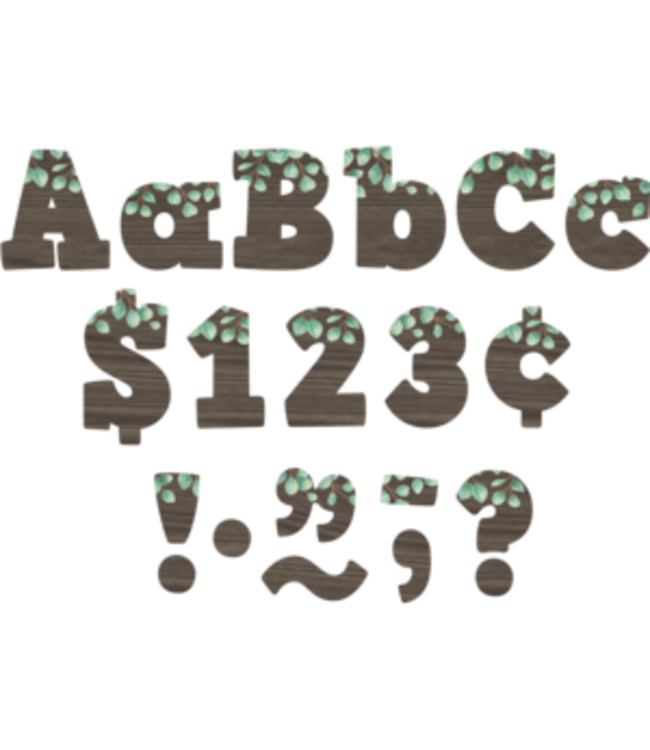 Eucalyptus 4" Bold Block Letters Combo Pack