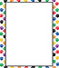 Colorful Paw Prints Computer Paper