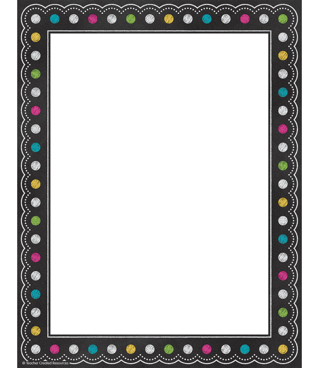 Chalkboard Brights Computer Paper