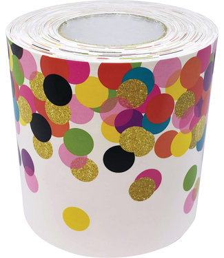 Teacher Created Resources Confetti Straight Rolled Border Trim