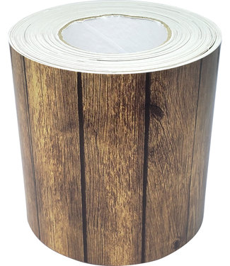 Teacher Created Resources Dark Wood Straight Rolled Border Trim