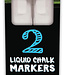 Chalk Brights White Liquid Chalk Markers - 2-pack