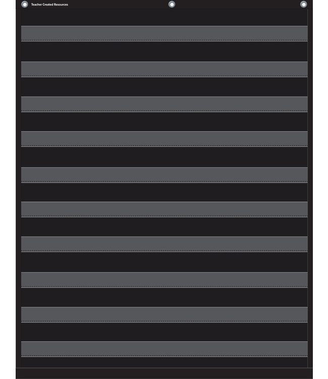 Black 10 Pocket Chart (34" x 44")