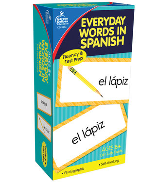 Carson Dellosa Everyday Words in Spanish: Photographic