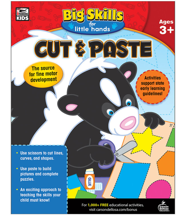 Big Skills Cut & Paste (3 and up) Book