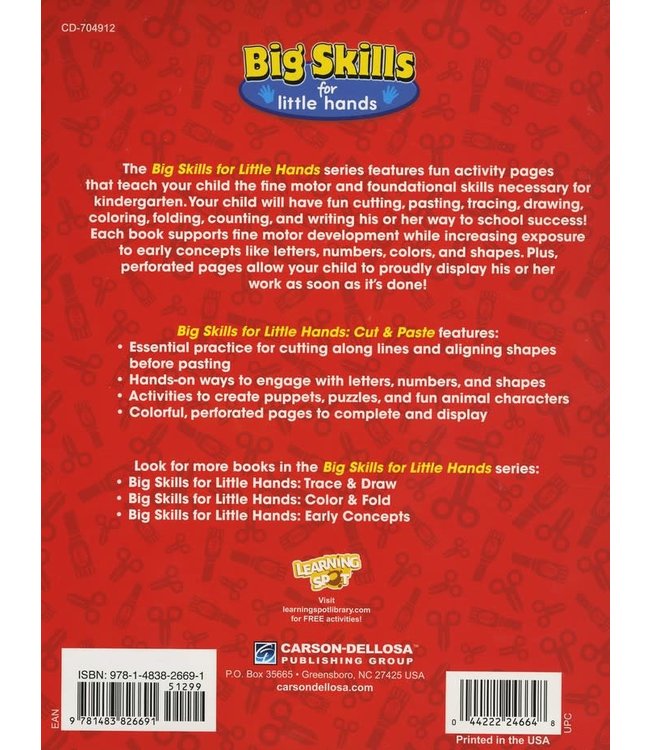 Big Skills Cut & Paste (3 and up) Book