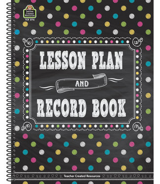 Teacher Created Resources Chalkboard Brights Lesson Plan and Record Book