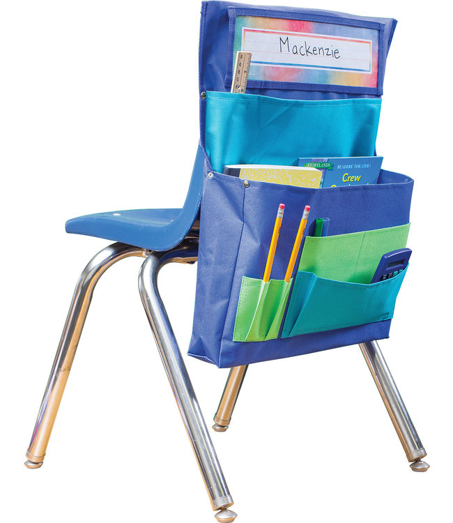 Blue, Teal & Lime Chair Pocket