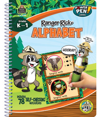 Teacher Created Resources Ranger Rick Power Pen Learning Book: Alphabet