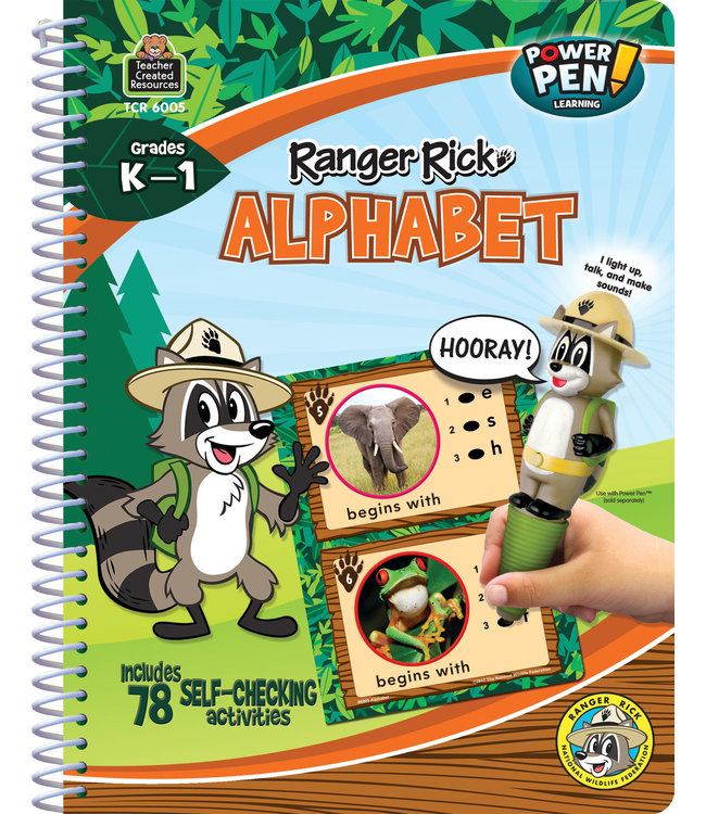 Ranger Rick Power Pen Learning Book: Alphabet