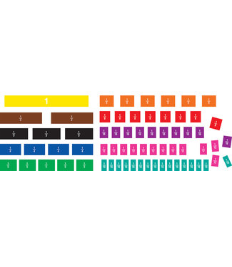 Teacher Created Resources Fraction Tiles Magnetic Accents