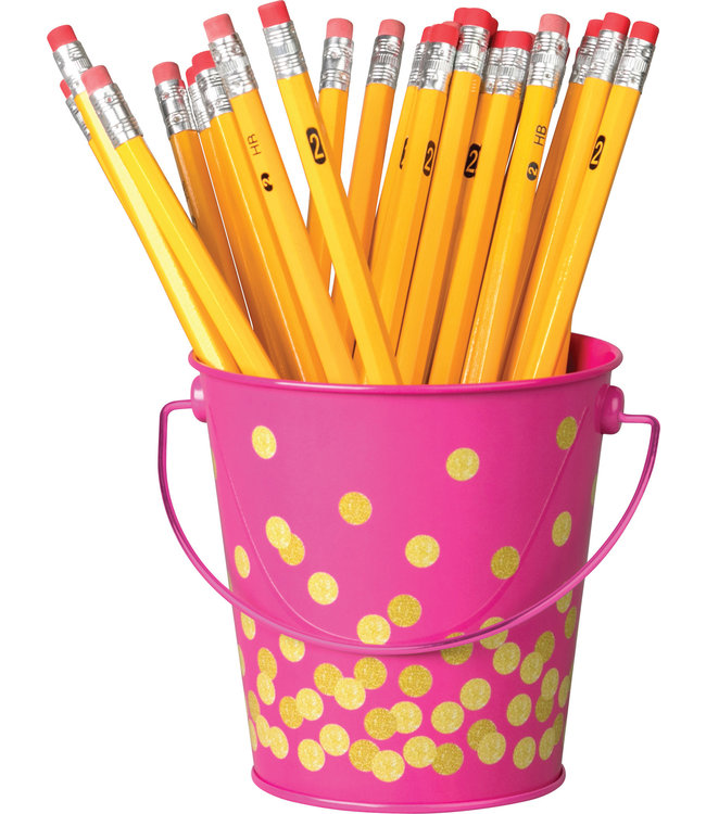 Pink Confetti Bucket