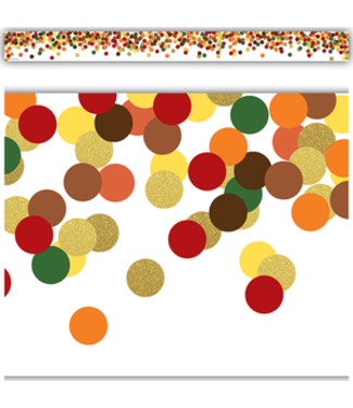 Teacher Created Resources Confetti Fall Straight Border Trim