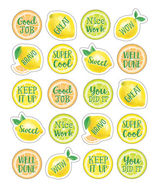 Teacher Created Resources Lemon Zest Stickers