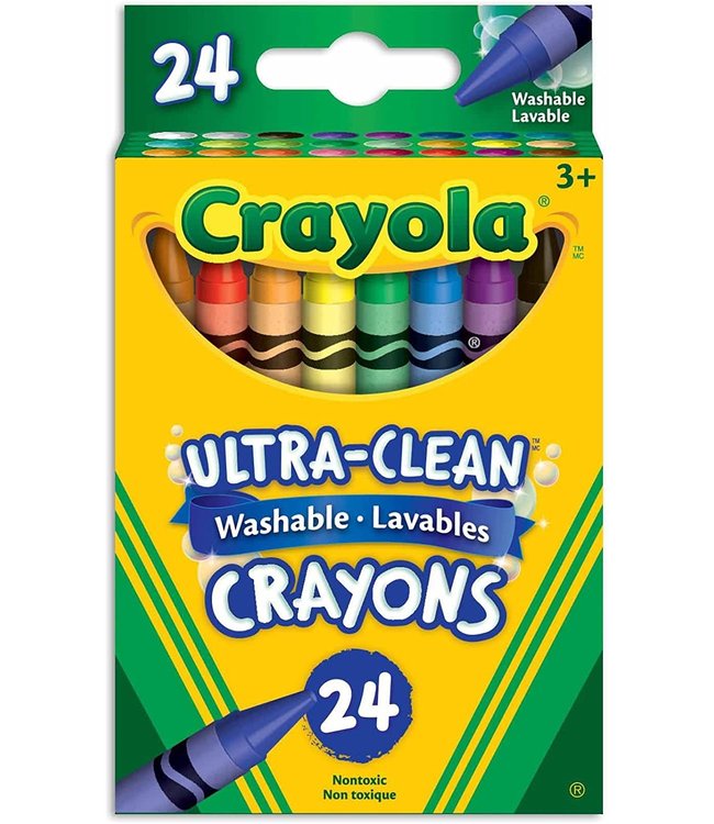 24 ct. Ultra-Clean Washable Crayons - Regular Size